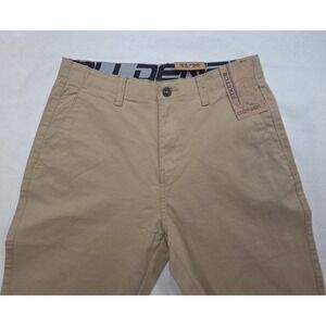 NEW Denali Chino Pants Mens32x30 Beige Stretch Casual Khaki Straight Fit Comfort